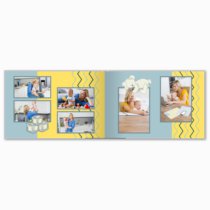 Печать принтбука 21х15 на мелованной бумаге в твёрдой обложке с загрузкой изображений