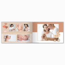 Печать принтбука 21х15 на мелованной бумаге в твёрдой обложке с загрузкой изображений