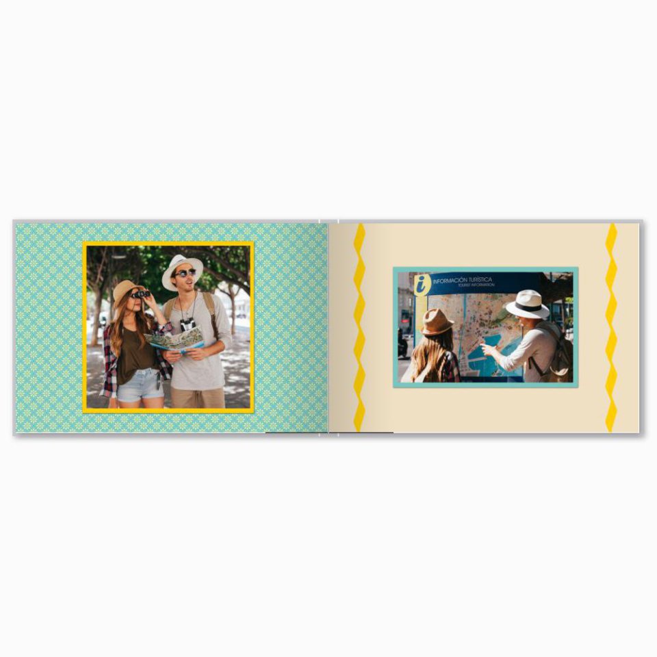 Печать принтбука 21х15 на мелованной бумаге в твёрдой обложке с загрузкой изображений