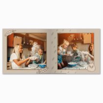 Печать принтбука 21х21 на мелованной бумаге в твёрдой обложке с загрузкой изображений