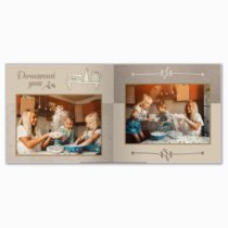 Печать принтбука 21х21 на мелованной бумаге в твёрдой обложке с загрузкой изображений