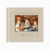 Печать принтбука 21х21 на мелованной бумаге в твёрдой обложке с загрузкой изображений