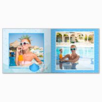 Печать принтбука 21х21 на мелованной бумаге в твёрдой обложке с загрузкой изображений