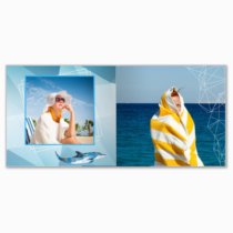 Печать принтбука 21х21 на мелованной бумаге в твёрдой обложке с загрузкой изображений