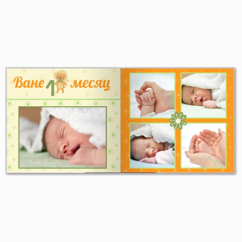 Печать принтбука 21х21 на мелованной бумаге в твёрдой обложке с загрузкой изображений