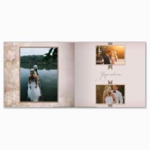 Печать принтбука 21х21 на мелованной бумаге в твёрдой обложке с загрузкой изображений