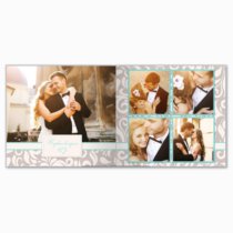 Печать принтбука 21х21 на мелованной бумаге в твёрдой обложке с загрузкой изображений