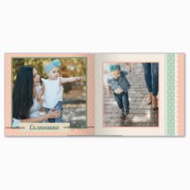 Печать принтбука 21х21 на мелованной бумаге в твёрдой обложке с загрузкой изображений