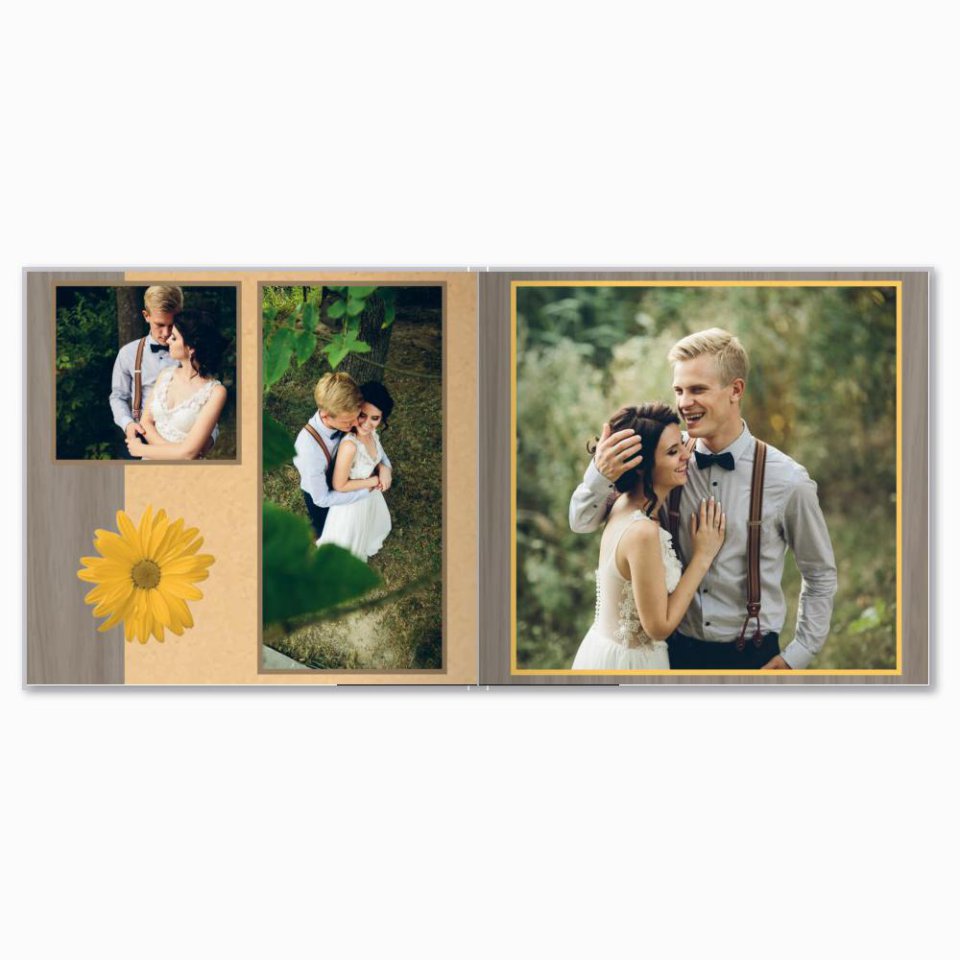 Печать принтбука 21х21 на мелованной бумаге в твёрдой обложке с загрузкой изображений