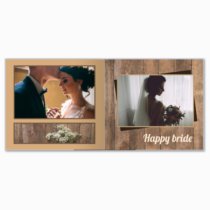 Печать принтбука 21х21 на мелованной бумаге в твёрдой обложке с загрузкой изображений