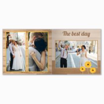 Печать принтбука 21х21 на мелованной бумаге в твёрдой обложке с загрузкой изображений