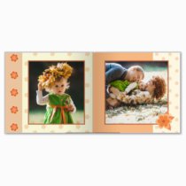 Печать принтбука 21х21 на мелованной бумаге в твёрдой обложке с загрузкой изображений