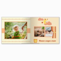 Печать принтбука 21х21 на мелованной бумаге в твёрдой обложке с загрузкой изображений