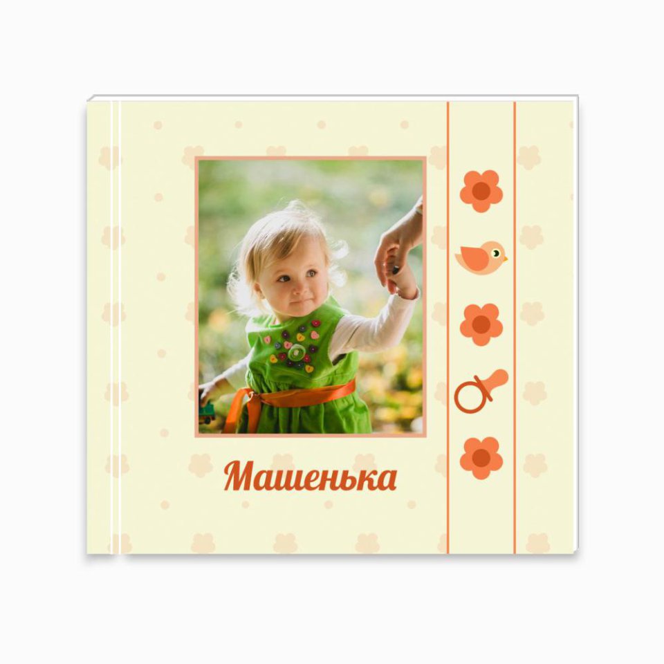 Печать принтбука 21х21 на мелованной бумаге в твёрдой обложке с загрузкой изображений