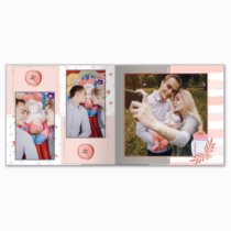 Печать принтбука 21х21 на мелованной бумаге в твёрдой обложке с загрузкой изображений