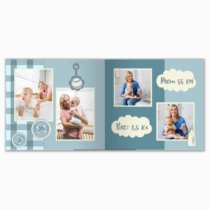 Печать принтбука 21х21 на мелованной бумаге в твёрдой обложке с загрузкой изображений