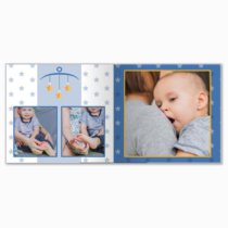 Печать принтбука 21х21 на мелованной бумаге в твёрдой обложке с загрузкой изображений