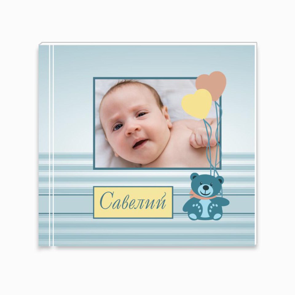 Печать принтбука 21х21 на мелованной бумаге в твёрдой обложке с загрузкой изображений