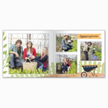 Печать принтбука 21х21 на мелованной бумаге в твёрдой обложке с загрузкой изображений