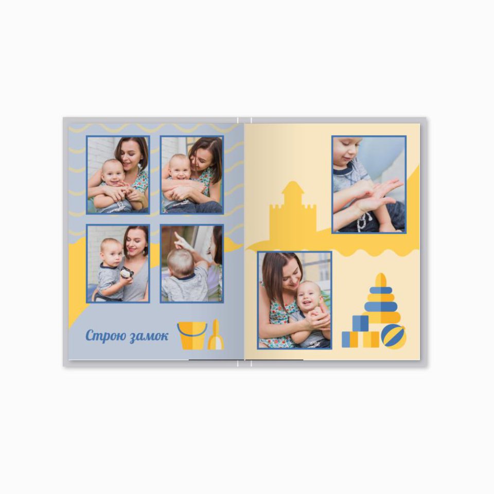 Печать принтбука 21х30 на мелованной бумаге в твёрдой обложке с ...