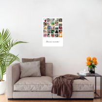 Печать вертикального коллажа 42х60 см (формат А2)  с согласованием перед печатью