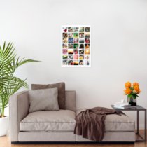 Печать вертикального коллажа 42х60 см (формат А2)  с согласованием перед печатью