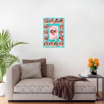 Печать вертикального коллажа 42х60 см (формат А2)  с согласованием перед печатью