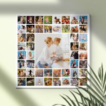 Печать фотоколлажа на холсте 54.5x54.5 см на 49 фото Печать фотоколлажа на холсте 54.5x54.5 см на 49 фото