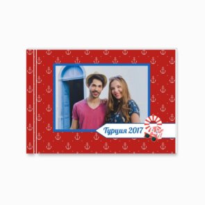 Печать шаблона «Воспоминания о Турции» на принтбуке премиум 30x21 в мягкой обложке вид обложки