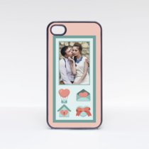 Печать шаблона «Волшебный день» на плоских чехлах для iPhone 4 и 4S Печать шаблона «Волшебный день» на плоских чехлах для iPhone 4 и 4S