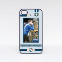 Печать шаблона «Путешествия - моя жизнь!» на плоских чехлах для iPhone 4 и 4S Печать шаблона «Путешествия - моя жизнь!» на плоских чехлах для iPhone 4 и 4S