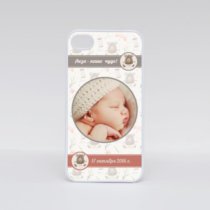 Печать шаблона «Наше чудо» на плоских чехлах для iPhone 4 и 4S Печать шаблона «Наше чудо» на плоских чехлах для iPhone 4 и 4S