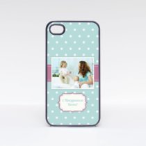 Печать шаблона «Мята» на плоских чехлах для iPhone 4 и 4S Печать шаблона «Мята» на плоских чехлах для iPhone 4 и 4S