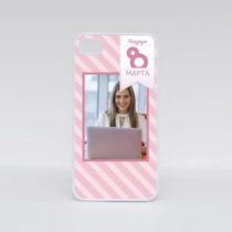 Печать шаблона «Нежность» на плоских чехлах для iPhone 4 и 4S Печать шаблона «Нежность» на плоских чехлах для iPhone 4 и 4S